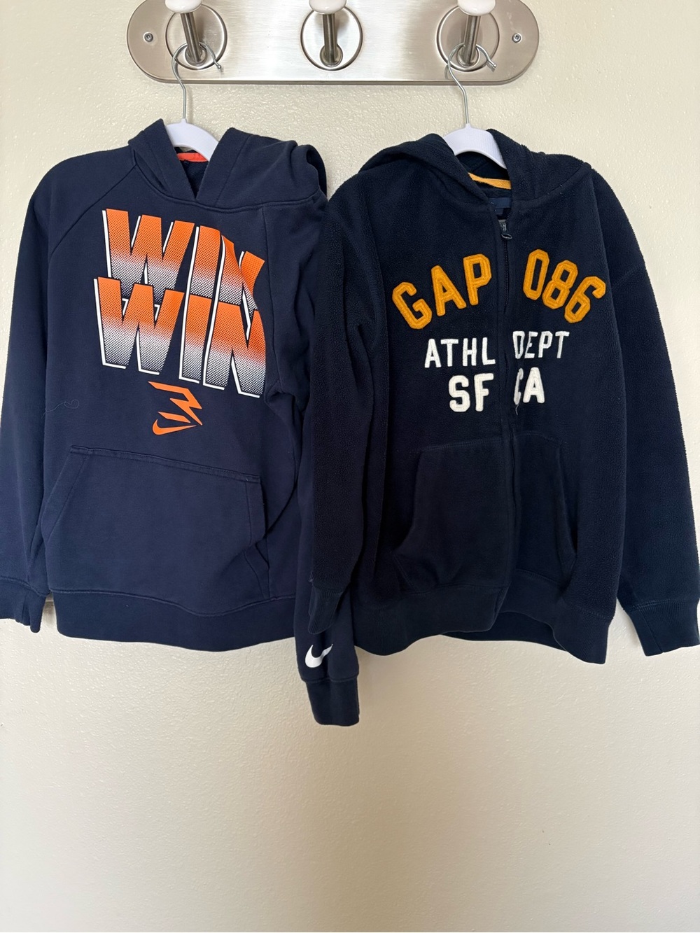 Nike 3BRANDS and GAP KIDS hoodie boys size 8